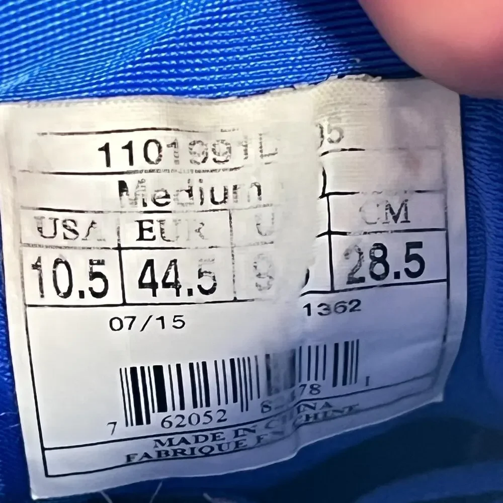 Brooks Glycerin 13 Blue Silver Athletic Neutral Running Shoes Men's Size 10.5 - Picture 11 of 12